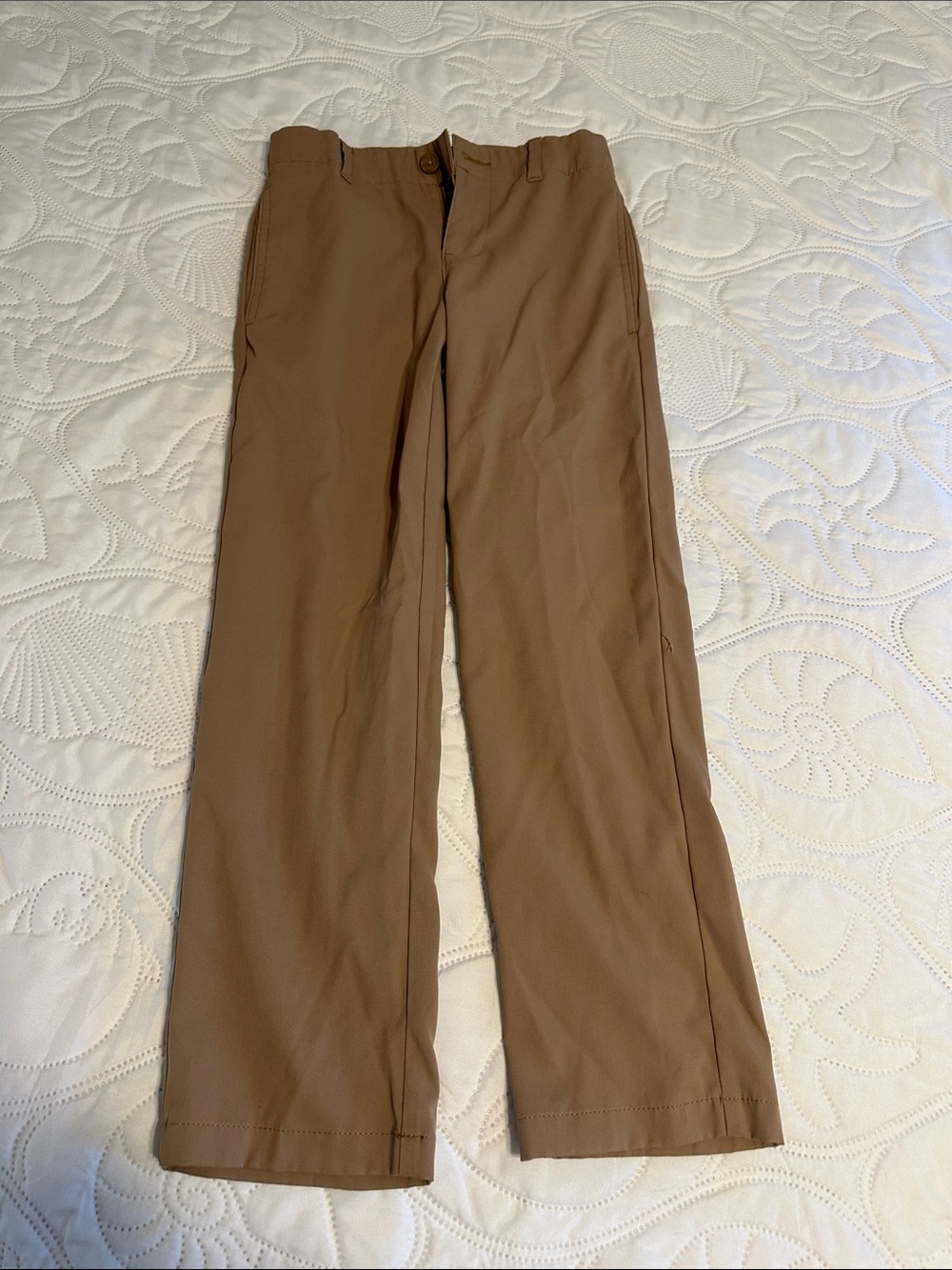 bcg Kids Tan Straight Leg performance Chinos